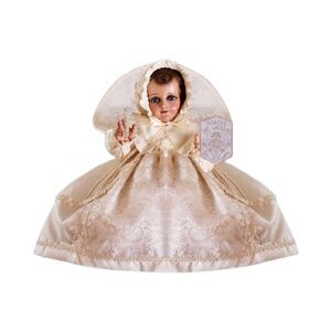 Niño Amor De Jesus Beige RS 2026 Ropa de niño dios Baby Jesus dress Traje Nino D